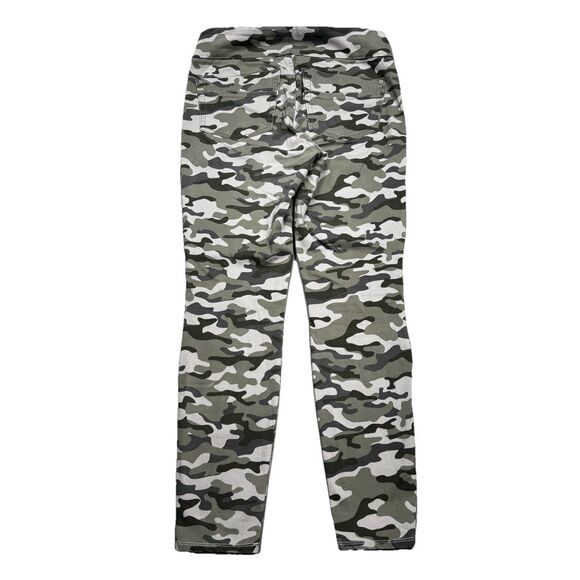 Rock & Republic Fever Pull On Jeans Pants Womens 10 Camouflage Measures 30 x 27 - Picture 2 of 7